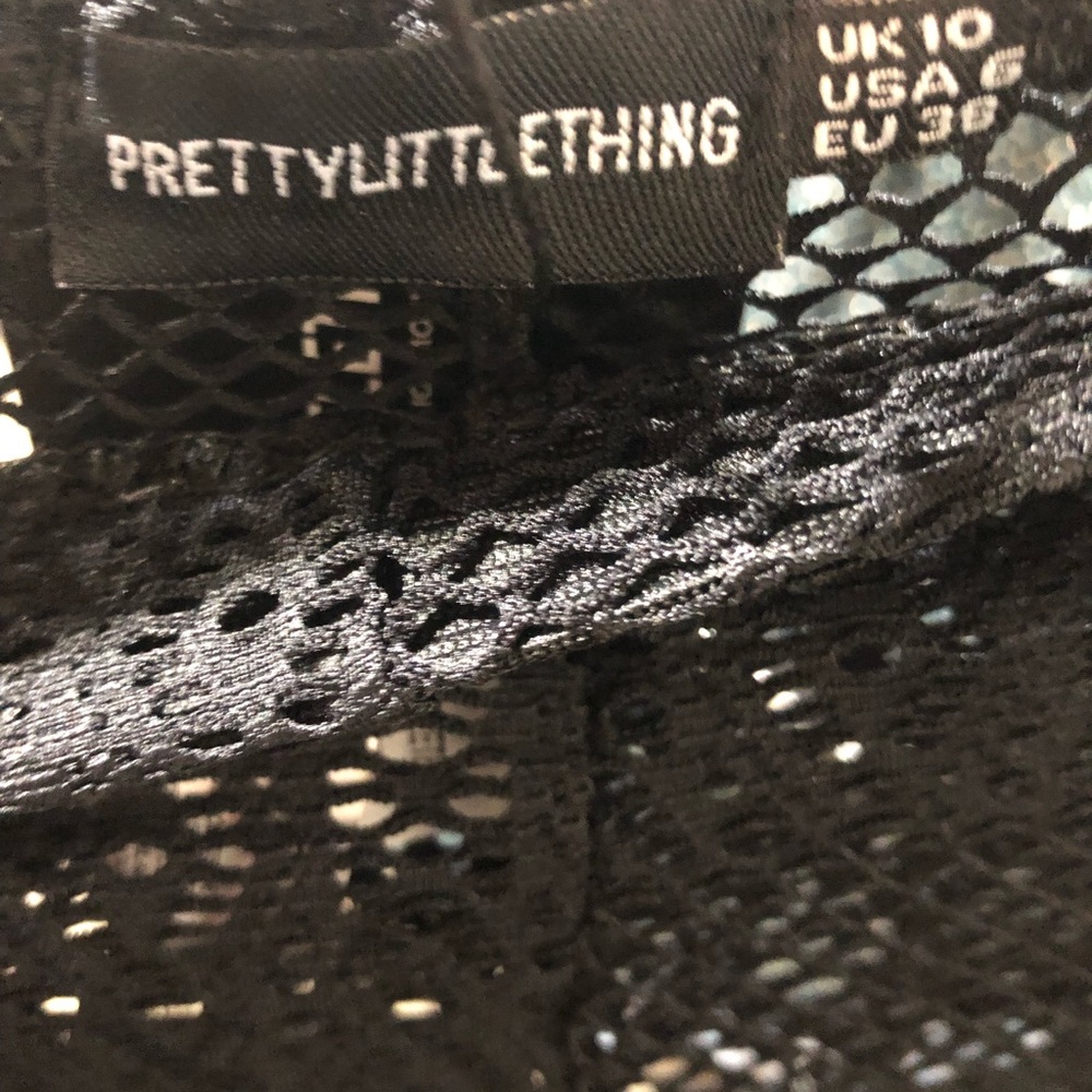 Prettylittlething Black Crochet Beach flare pants - Picture 7 of 7